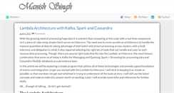 Desktop Screenshot of manishsingh.net
