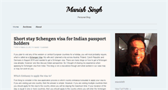 Desktop Screenshot of manishsingh.com